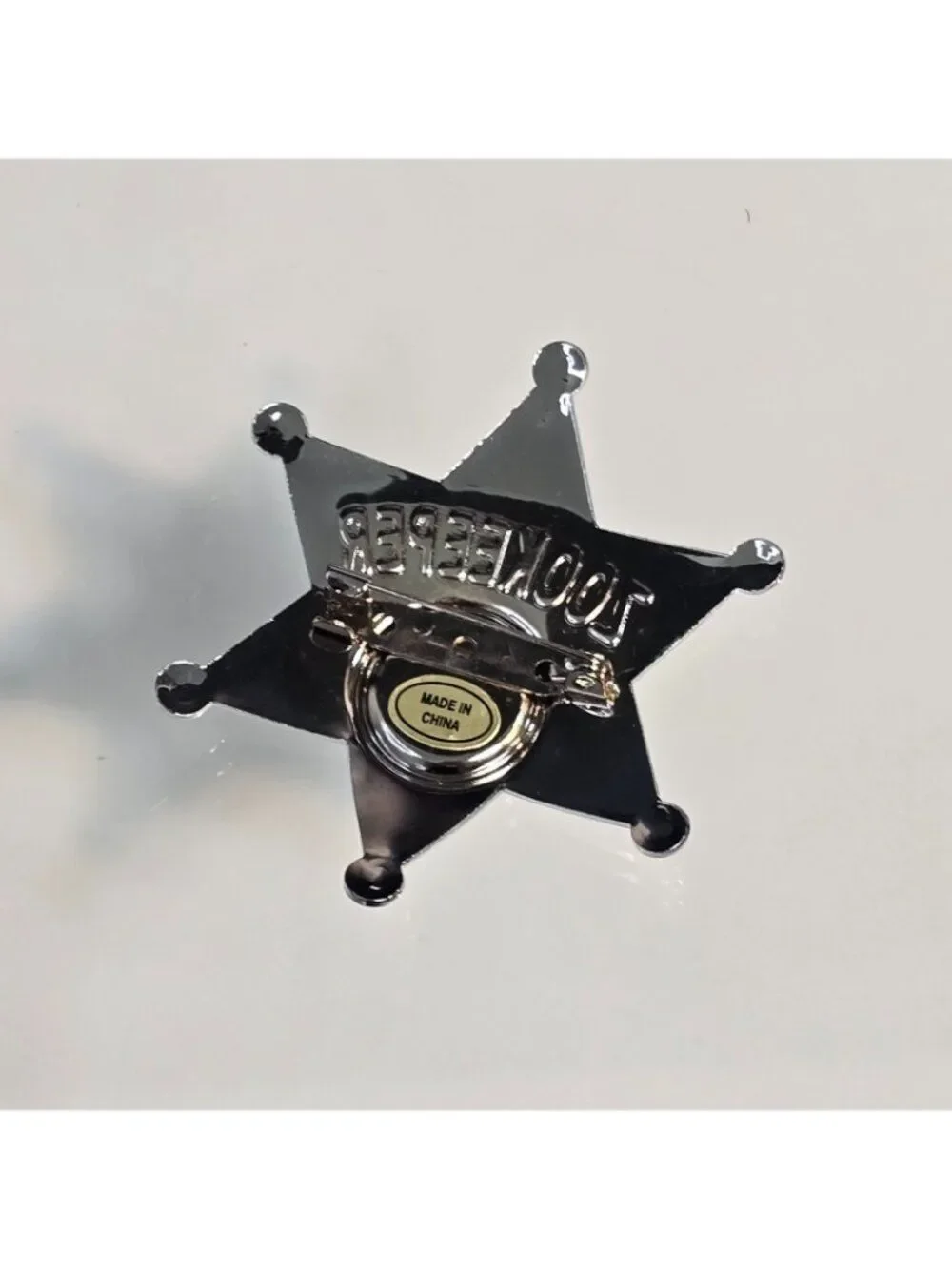 Zookeeper Naples Florida Six-Point Star Badge Souvenir Pin Alligator Giraffe